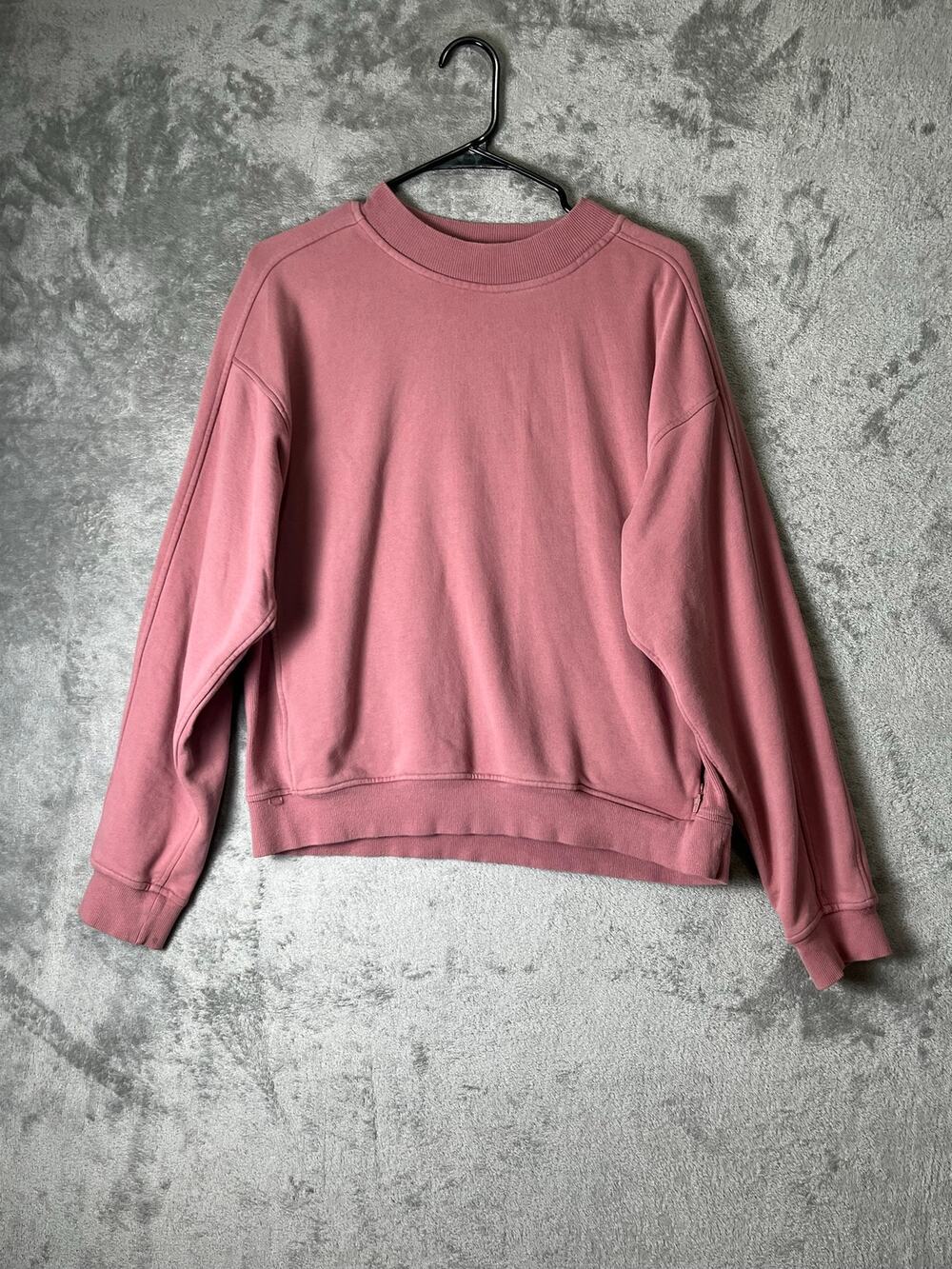 Lululemon Chill On Pullover Quicksand Pink Oversized Crew Sweatshirt Size 8